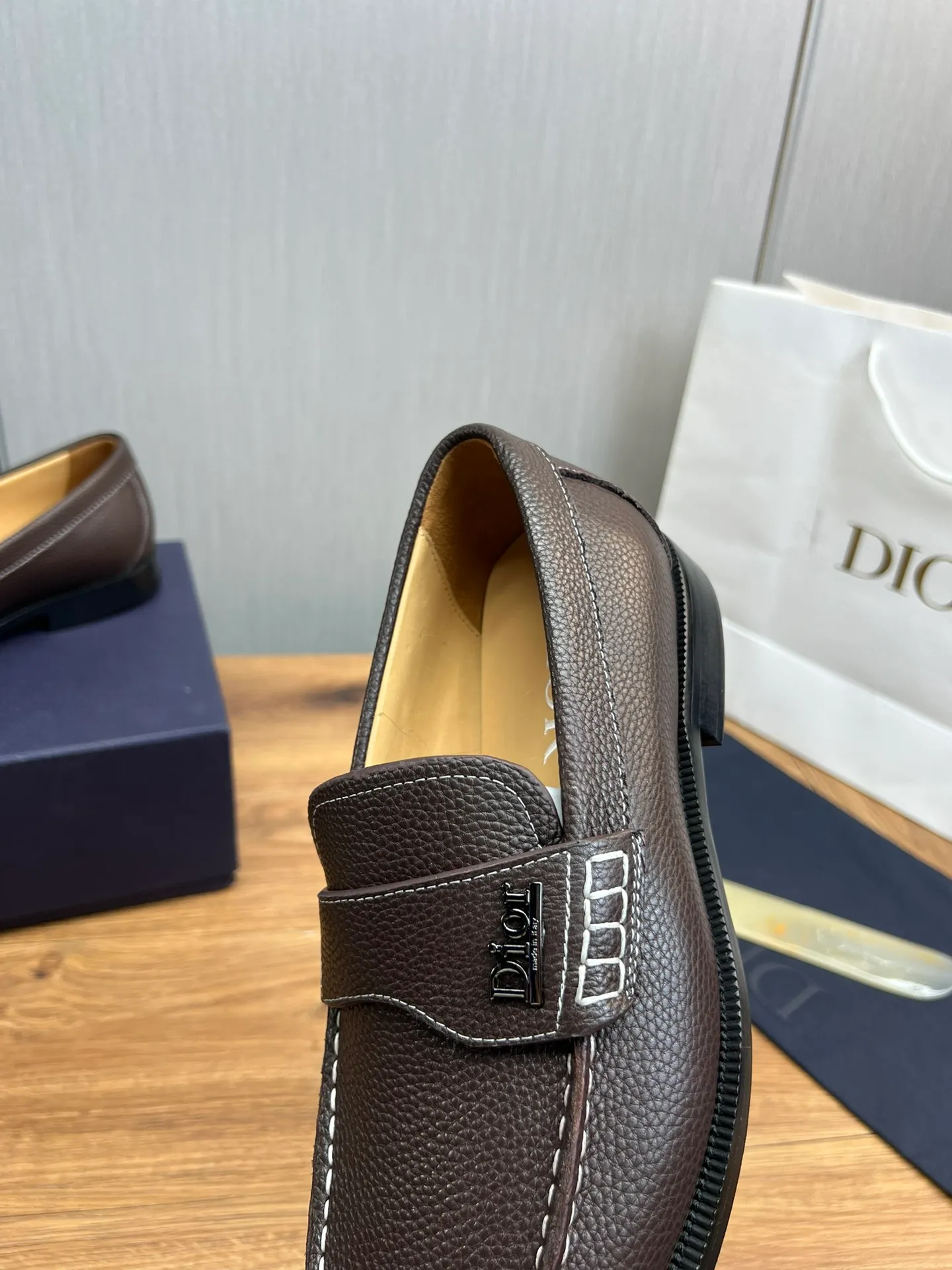 Men's men's shoes💰560💰 Dior men's business casual leather shoes👞all use imported original brand leather, just to create a more comfortable wearing experience, upper: original cowhide➕imported sheepskin lining, original non-slip and wear-resistant rubber outsole✔️36-45 (38.45 non-returnable)